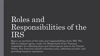 3 Tax Authorities and Responsibilities