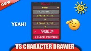 Drawaria  VS Character Drawer Menu ! 🎨🌞 | Drawaria online hack - New Script! 😆 ​