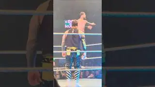 Finn Balor and Jey Uso Yeeting at Road To Royal Rumble Glasgow