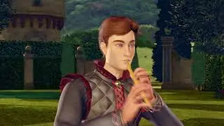 Derek toca uma can&ccedil;&atilde;o pras princesas | Barbie e as 12 Princesas Bailarinas (2006) | CENAS