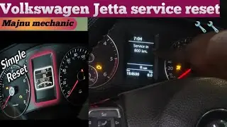 Volkswagen Jetta service reset😱 how to VW Jetta service reminder reset//🔧#viralvideo #majnumechanic 