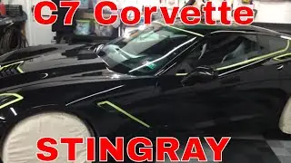 Let's Restore The Clear Coat On My C7 CORVETTE STINGRAY!! Part 1!!