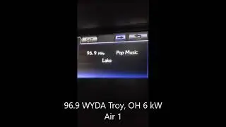 Dayton, OH FM Radio broadcast band scan