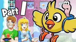 Chicken Wiggle Walkthrough Part 1 Cloud Tower (Nintendo 3DS Gameplay)