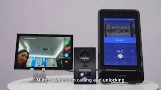 TCP/IP-based Smart Home Intercom System supports Main Entrance and Front Door control in a Building