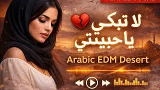 لا تبكي يا حبيبتي | Arabic EDM Desert 💔 Female Vocal | Emotional Middle Eastern Music