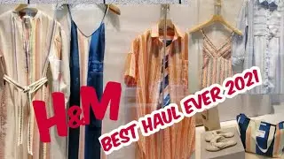 NEW H&M TRAY ON CLOTHING HAUL 2021) BY LIZA MAGPATOC