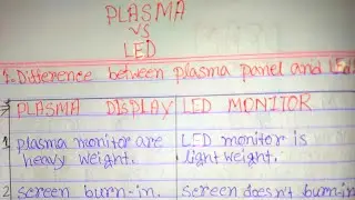LED monitor vs plasma display in hindi|difference between led monitor and plasma monitor|led monitor