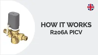 How the pressure independent control valves (PICV) works 🇬🇧 | R206A | GIACOMINI