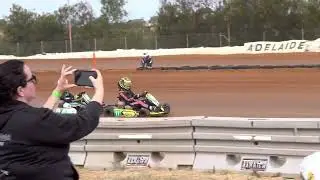 CBR - CamBrooksRacing - Adelaide Dirt Kart Club 2/04/2022 - Heat 2