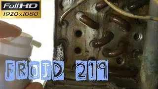 Froid219-Fuites sur les crosses d'un évaporateur et remplacement de celui ci-crosses poreuses