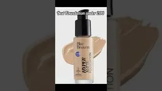 Best Foundation under 200 #youtubeshorts #beauty #makeup #shortvideo #yt #viral #viralshorts