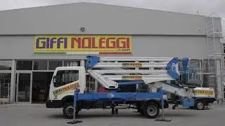 Piattaforma Autocarrata 28 m Patente C TUTORIAL GIFFI NOLEGGI