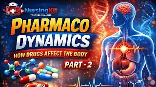 Pharmacodynamics in Hindi | Principles of Drugs Action | Mechanism of Drug Action #nursingkit