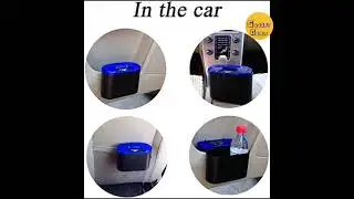 Car Trash Can! Garbage Can Trash Bin! Small Mini Car Trash #youtubeshorts #ytshorts #caraccessories