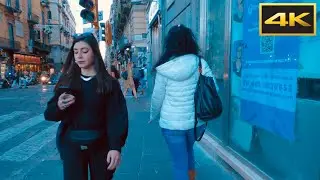 Napoli Museo to Piazza Dante  - 4k UHD