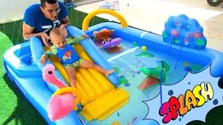 ESTREANDO MINHA PISCINA PLAYGROUND - Piscina infantil- kids toys