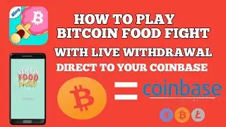 BITCOIN FOOD FIGHT WITH LIVE WITHDRAWAL