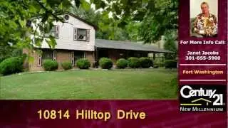 Janet Jacobs Presents: 10814 Hilltop Drive in Fort Washington, MD - Home for Sale