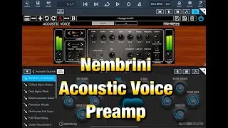 Nembrini Acoustic Voice Preamp - Walkthrough & Demo in Cubasis 3.6 with Halion Sonic - iPad