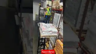 Entrenamiento de forklift cherry picker order picker