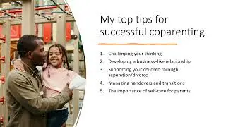 Training for working with separated parents to reduce conflict and successfully coparent