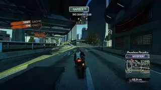 Burnout Paradise Remastered:Part 212 BURNING RIDE DRIVE NORTHWEST TO THE COUNTRY CLUB IN 1MIN 34SECS