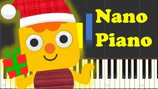 🎄 Noodle & Pals – Santa’s On His Way | Nano Piano Tutorial 🎹✨