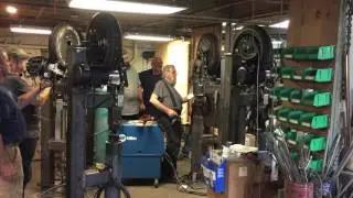 Clay Spencer checking out another hammer