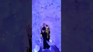 22ft balloon tunnel  ✨ Christmas installation in Miami 🤍#balloontunnel #balloondecor