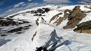 Skiing The EAST WALL at ARAPAHOE BASIN, CO | North Pole & Land of the Giants (4/17/25)