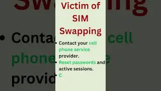 #Sim #Swapping #Fraud - What Is SIM Swapping? - What to do if you are #victim ? #simswap