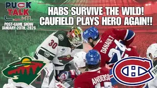 PuckTalk Post-Game | Habs Survive The Wild As Caufield Plays Hero Again!!