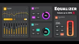 Equalizer, Volume Bass Booster