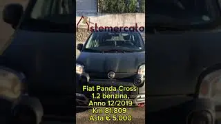 Fiat Panda Cross 1.2 benzina km rilevati 81.809 circa Prezzo base d'asta euro 5.000