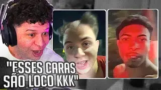ARUAN RACHOU DE RIR COM ZAGO, PAULINHO OLOKO, SAGAT E OCLENIS NA GRAVAÇÃO