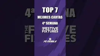 🔥TOP 7 | 4&ordf; SEMANA | FESTIVE FIXTURES 🎄| FC MOBILE ⚽️ #flamaplayer #fcmobile #fifamobile #fc26