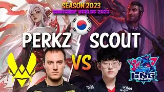 VIT Perkz vs LNG Scout - Perkz IRELIA vs Scout JAYCE Mid - Patch 13.19 KR Ranked