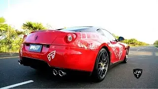LOUD Ferrari 599 GTB Fiorano w/ iPE Exhaust! REVS, Accelerations & Downshifts!!