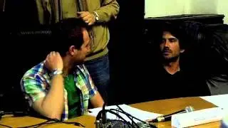 I doppiatori Alessio Puccio, Davide Perino, Davide Capone e Jacopo Bonanni con Davide Pigliacelli