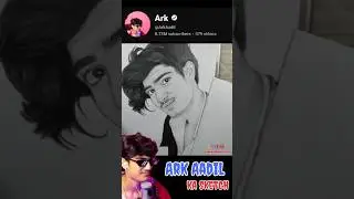 @ArkAadil ka Sketch 😍❤️ | Ark Aadil Sketch by @AnkitShakyaArts #shorts #arkaadil #shortvideo