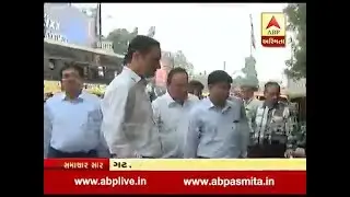 AMC commissioner Vijay Nehra checking in Ahmedabad