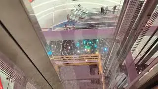 Крутые панорамные лифты KONE MonoSpace 2017г. с KDS-300📍Адрес:ТЦ Каширская Плаза, Москва
