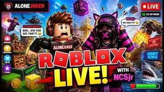 Roblox Live stream Malayalam #livestreams #dontscream #fun #alonej0ker #roblox  #fun #2025 #india
