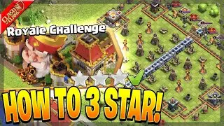 How To easily complete clash of clans New  challenge Attack Royale challange