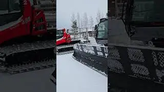 PistenBully 400 рядом с Prinoth Bison X #shorts #snowcat
