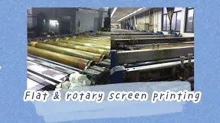 Flat 🆚 Rotary screen printing