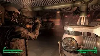 Fallout 3 -Mothership Zeta Part 8- Gain access to upper level by going outside the ship/spacesuit.