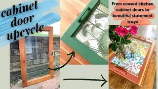 &ldquo;Cabinet Trays&rdquo; Awesome Upcycle Idea! #diyhomedecor #furnitureflip