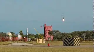 SpaceX CRS-13 Landing Timelapse